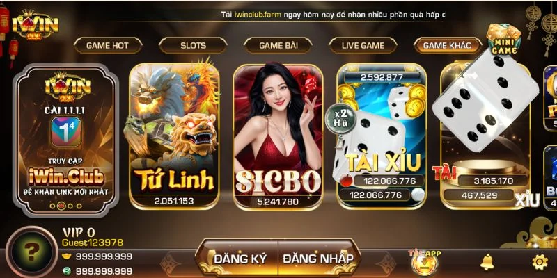 Sân chơi IWIN sở hữu loạt trò chơi hot hàng đầu hiện nay